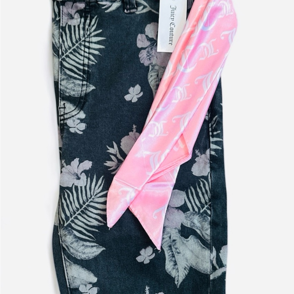 Juicy Couture Floral Print Skinny Jean Size 24 - Picture 2 of 2